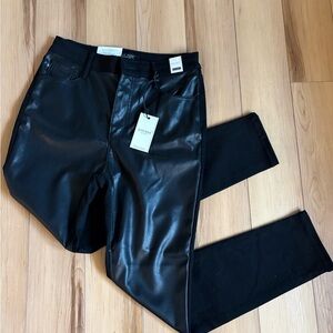 Judy Blue Black Faux Leather Pants 9/29 High Waist Skinny
